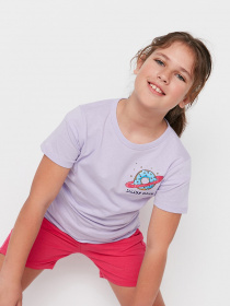 Футболка Trendyol модель TKDSS22TS1855/Lila Футболка Trendyol модель TKDSS22TS1855/Lila Фото