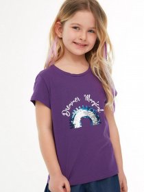 Футболка Trendyol модель TKDSS22TS2048/Mor Фото