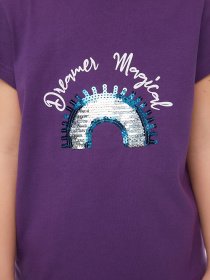 Футболка Trendyol модель TKDSS22TS2048/Mor Фото