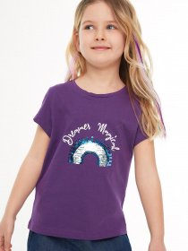 Футболка Trendyol модель TKDSS22TS2048/Mor Фото