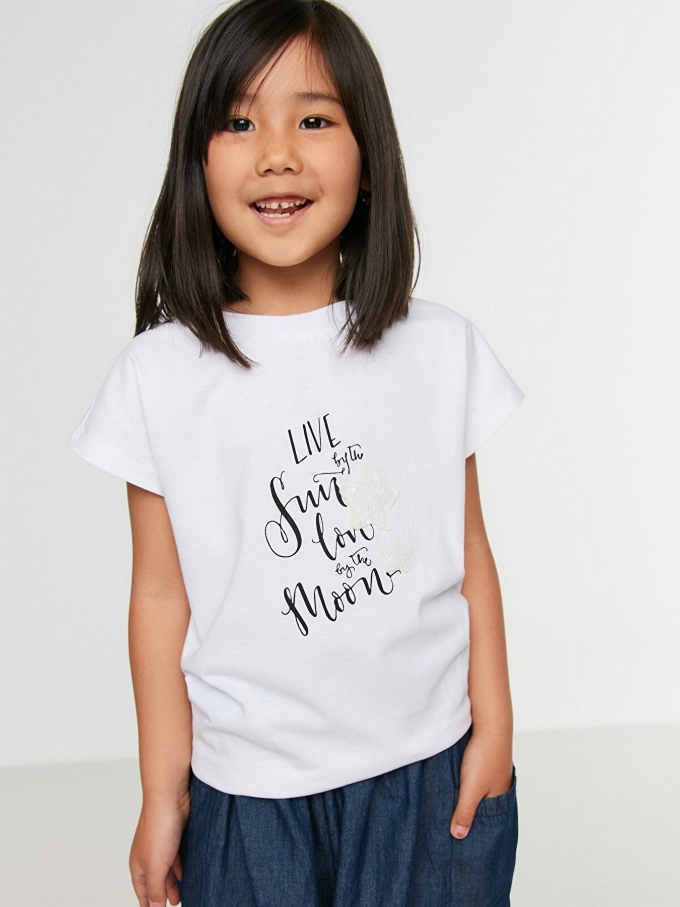 Футболка Trendyol модель TKDSS22TS2057/Beyaz Фото