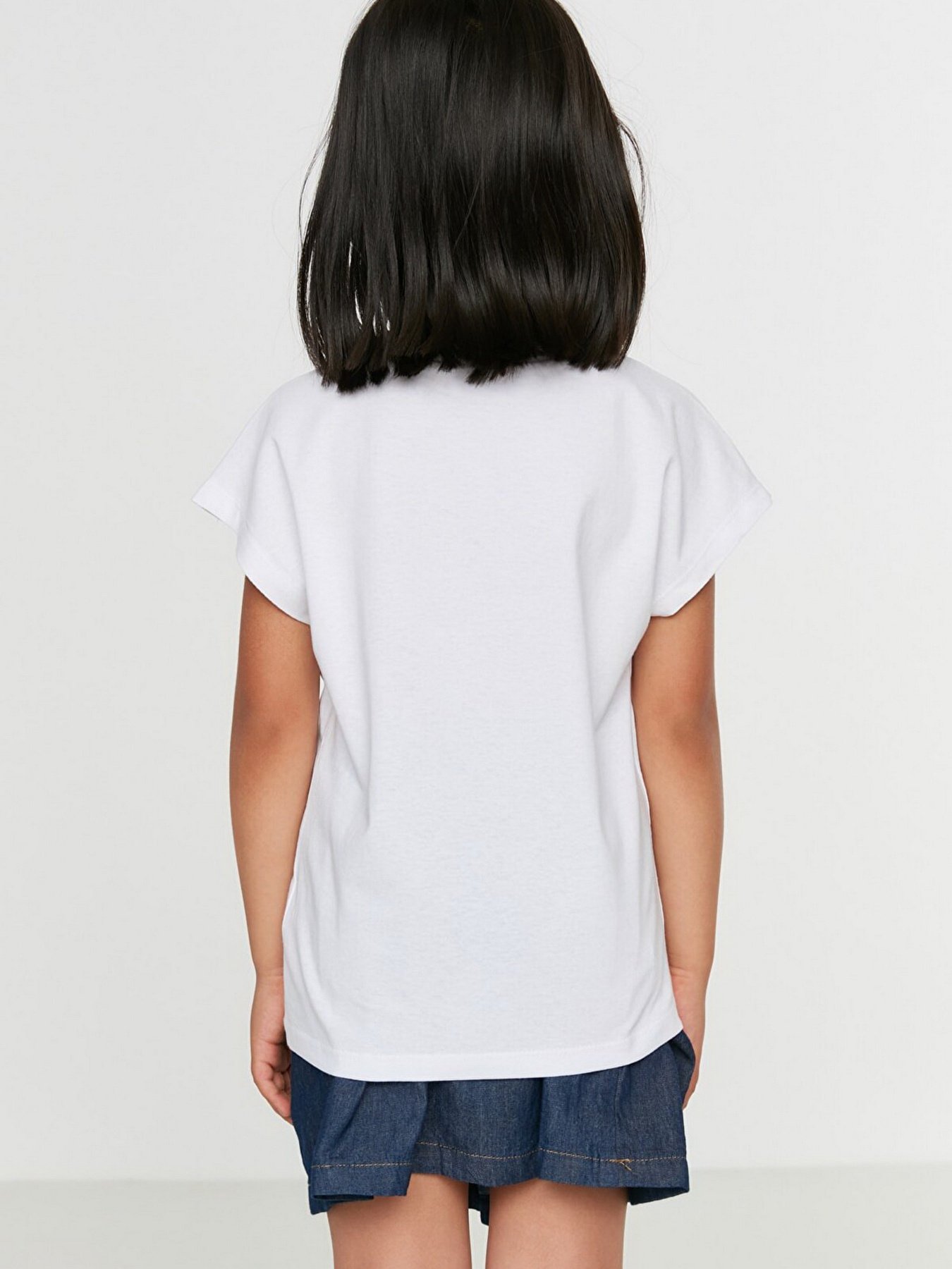 Футболка Trendyol модель TKDSS22TS2057/Beyaz Фото