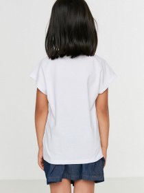 Футболка Trendyol модель TKDSS22TS2057/Beyaz Фото