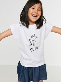 Футболка Trendyol модель TKDSS22TS2057/Beyaz Фото