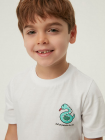 Футболка Trendyol модель TKDSS22TS0129/Beyaz Фото