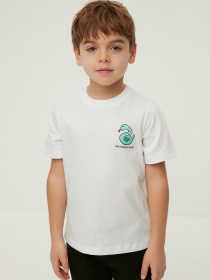 Футболка Trendyol модель TKDSS22TS0129/Beyaz Футболка Trendyol модель TKDSS22TS0129/Beyaz Фото