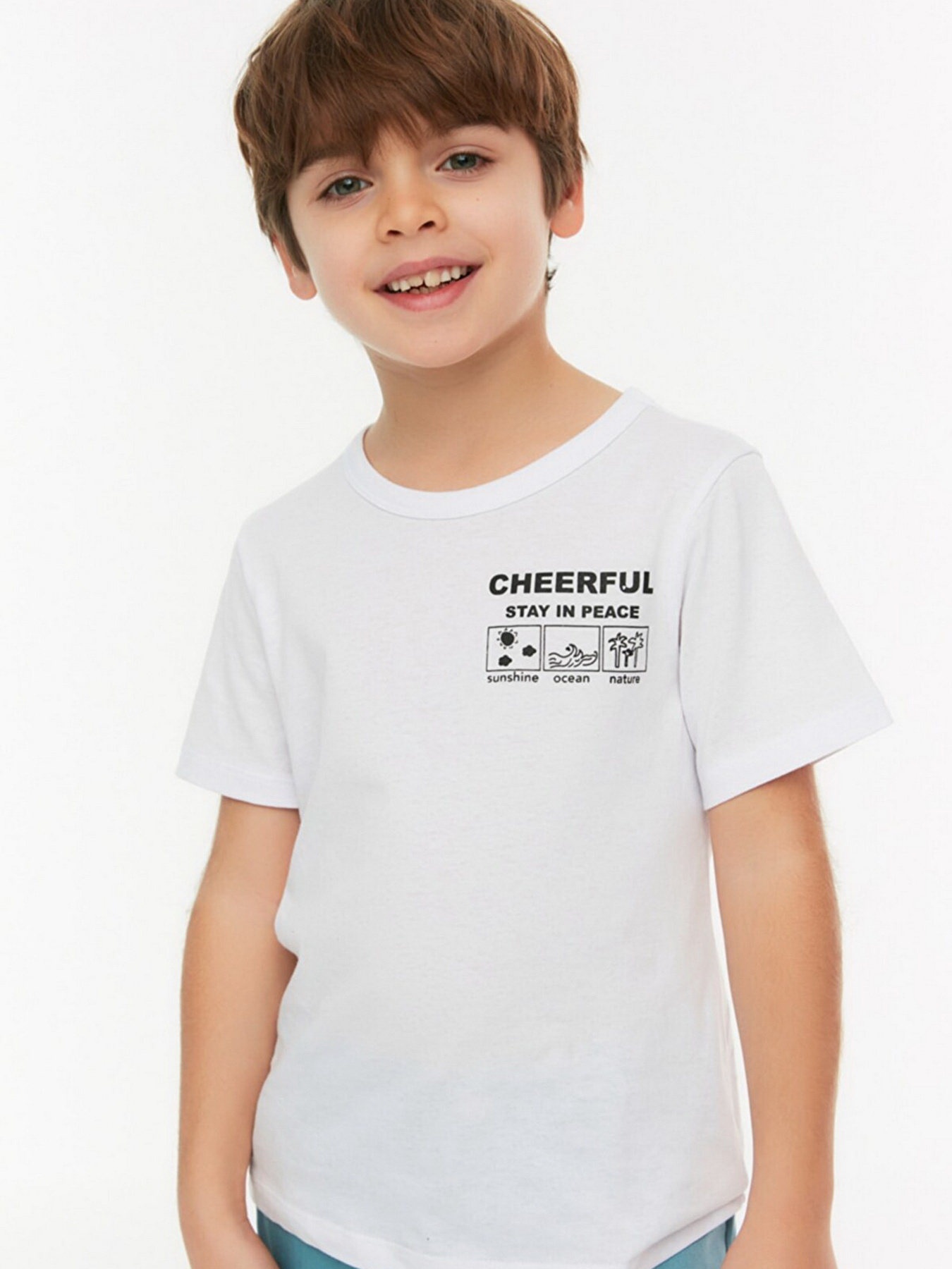 Футболка Trendyol модель TKDSS22TS1119/Beyaz Фото