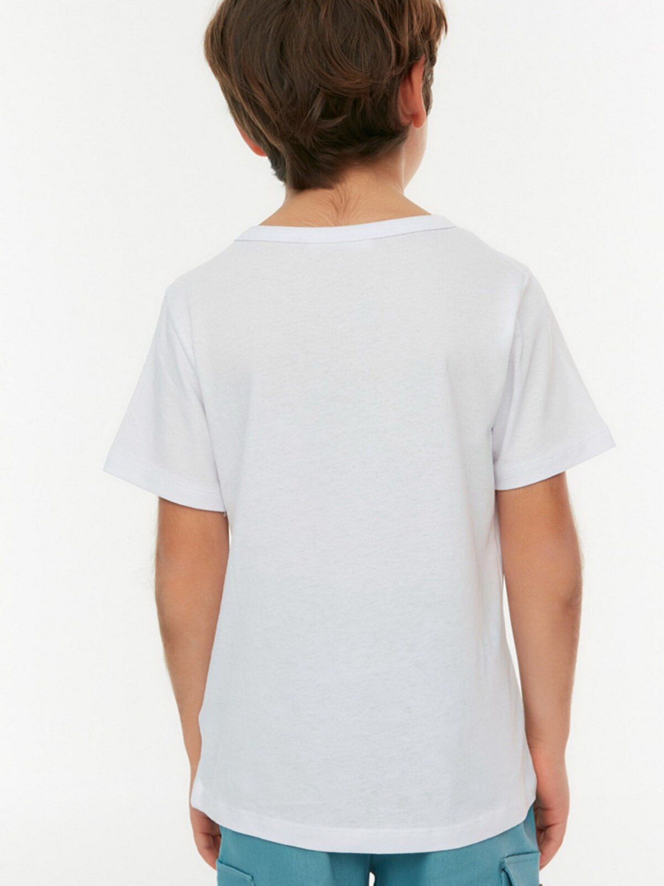 Футболка Trendyol модель TKDSS22TS1119/Beyaz Фото