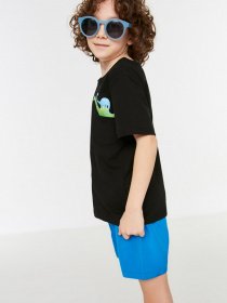 Футболка Trendyol модель TKDSS22TS1220/Siyah Фото