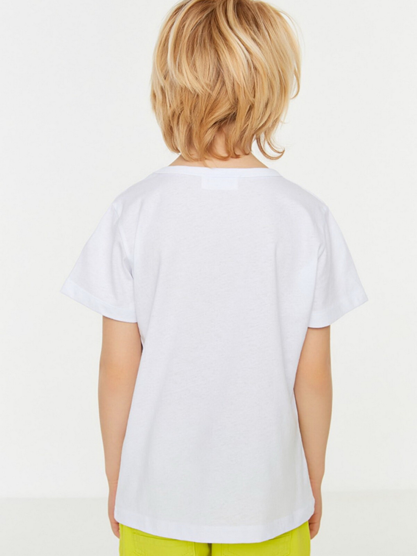 Футболка Trendyol модель TKDSS22TS1257/Beyaz Фото