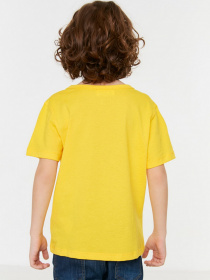 Футболка Trendyol модель TKDSS22TS1268/Sari Фото