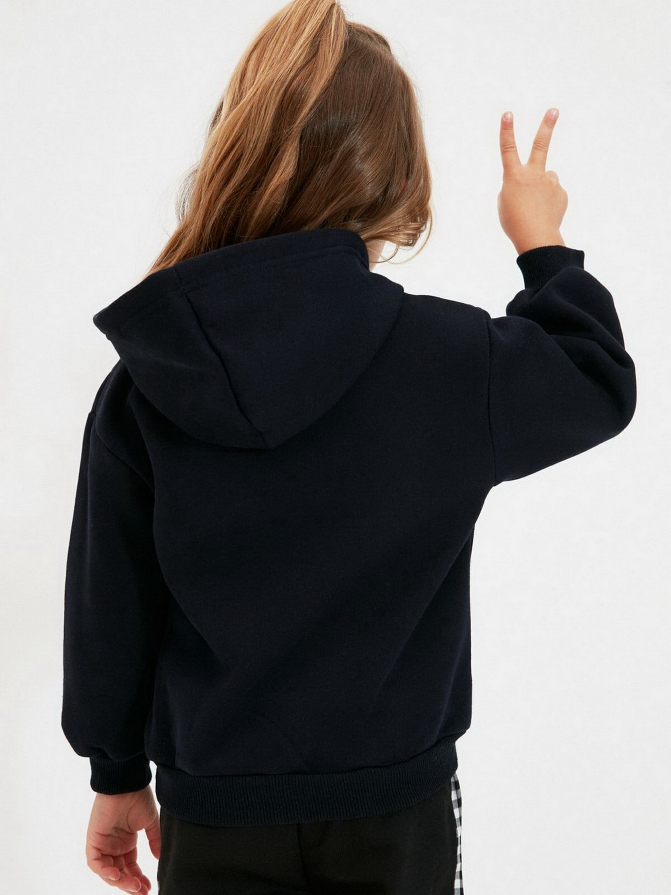 Світшот Trendyol модель TKDAW22SW0657/Lacivert Фото