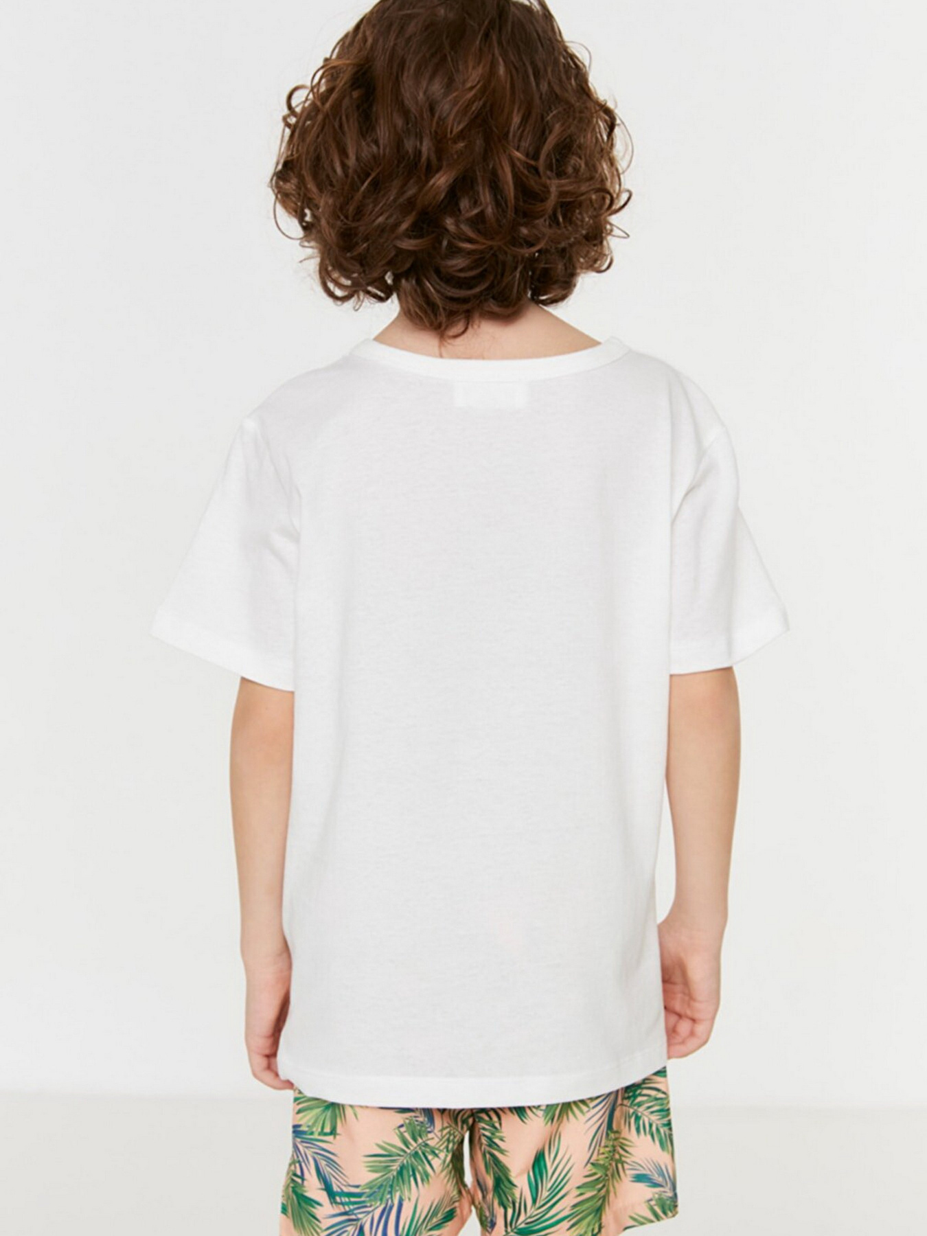 Футболка Trendyol модель TKDSS22TS1271/Ekru Фото