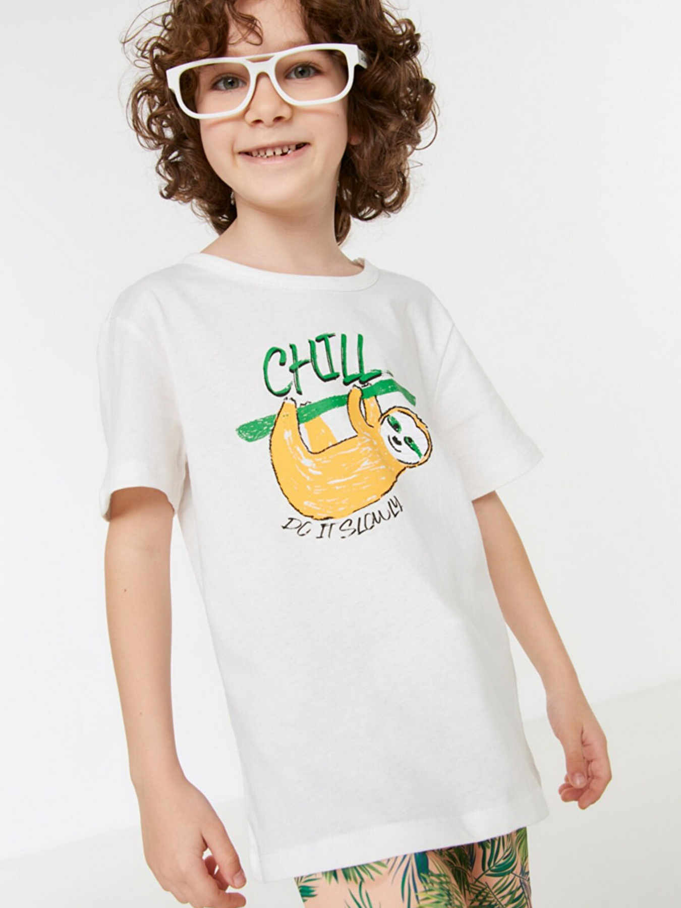 Футболка Trendyol модель TKDSS22TS1271/Ekru Фото