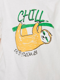 Футболка Trendyol модель TKDSS22TS1271/Ekru Фото