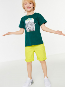 Футболка Trendyol модель TKDSS22TS1278/Yesil Фото