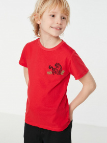 Футболка Trendyol модель TKDSS22TS1587/Kirmizi Фото