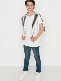 Набор футболок Trendyol модель TKDSS22TS1865/Siyah-Beyaz Фото