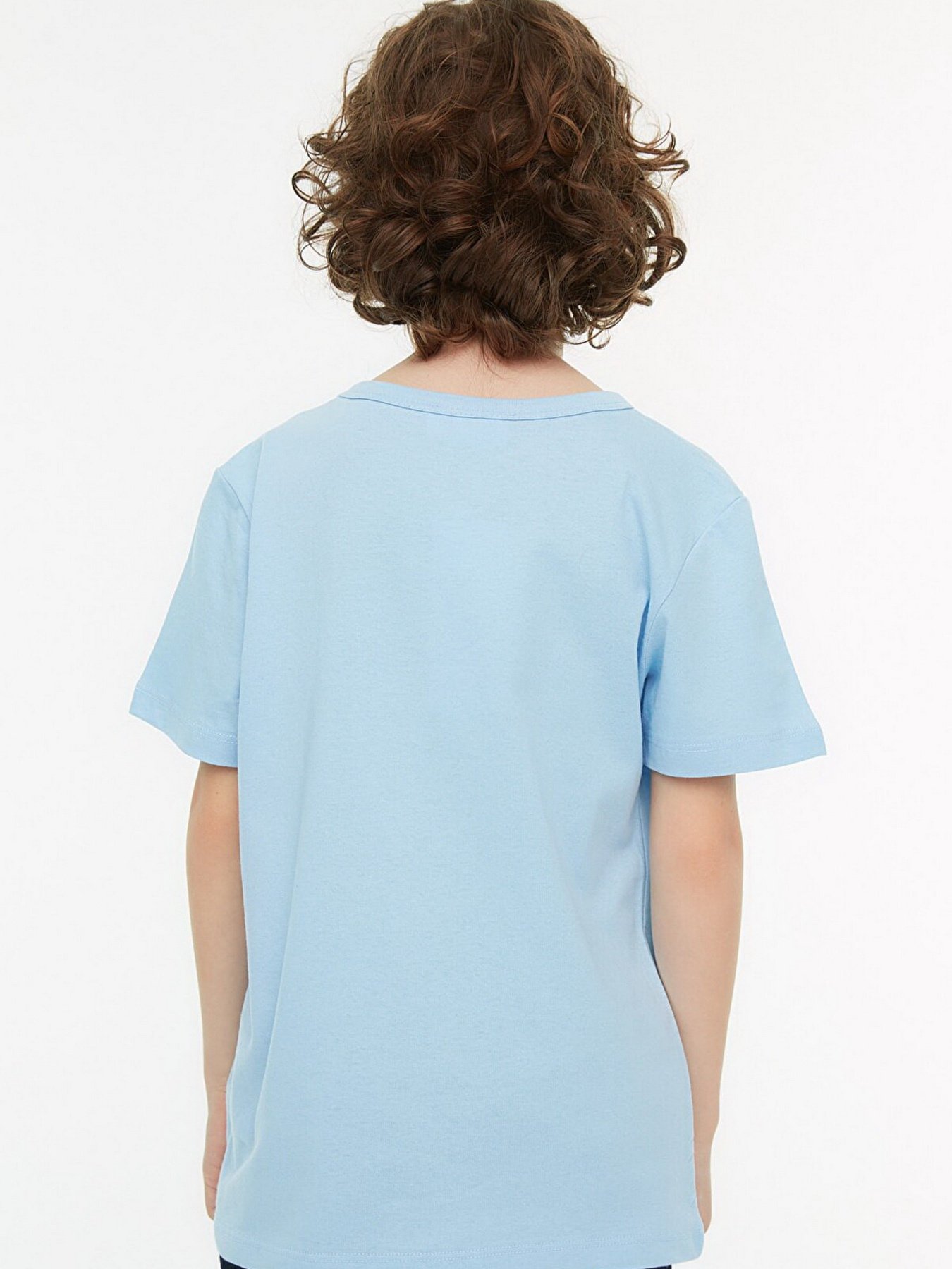 Футболка Trendyol модель TKDSS22TS2381/Acik Mavi Фото