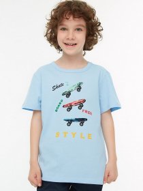 Футболка Trendyol модель TKDSS22TS2381/Acik Mavi Фото