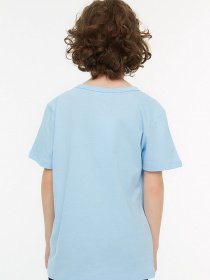 Футболка Trendyol модель TKDSS22TS2381/Acik Mavi Фото