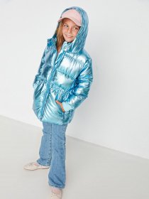 Зимова куртка Trendyol модель TKDAW23MO00015/Gri Фото