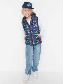 Жилет с утеплителем Trendyol модель TKDAW23YE00000/Lacivert Фото