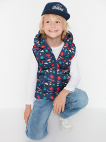 Жилет с утеплителем Trendyol модель TKDAW23YE00000/Lacivert Фото