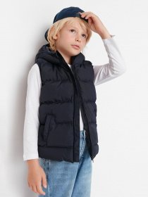 Жилет с утеплителем Trendyol модель TKDAW23YE00002/Lacivert Фото