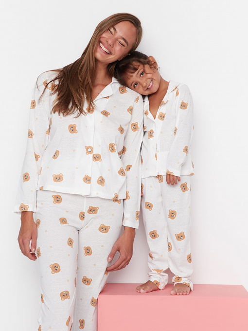 Піжама Trendyol модель TKDAW23PT00042/Ekru Фото