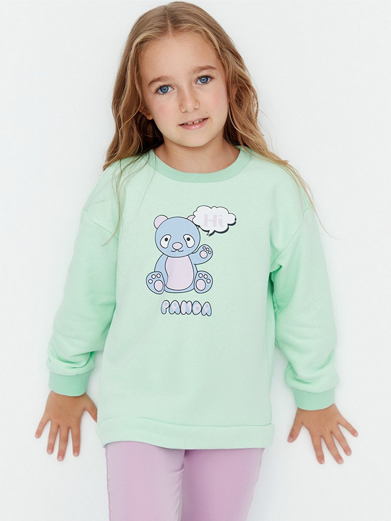 Свитшот Trendyol модель TKDAW23SW00045/Mint Фото