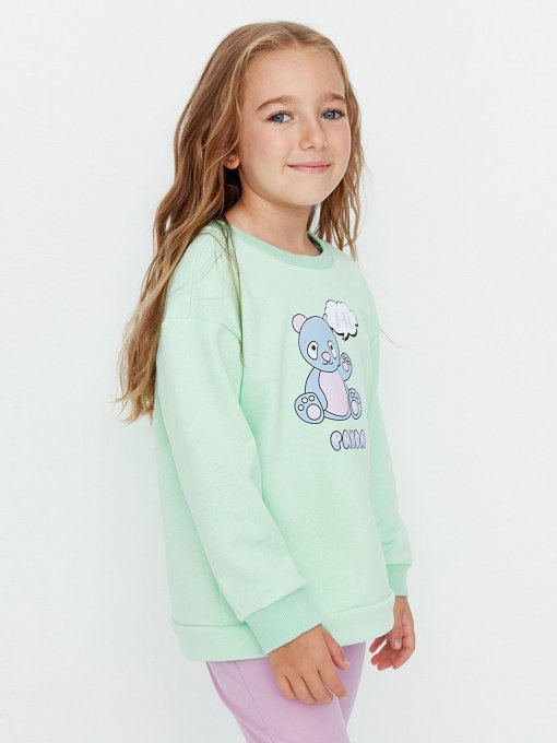 Свитшот Trendyol модель TKDAW23SW00045/Mint Фото