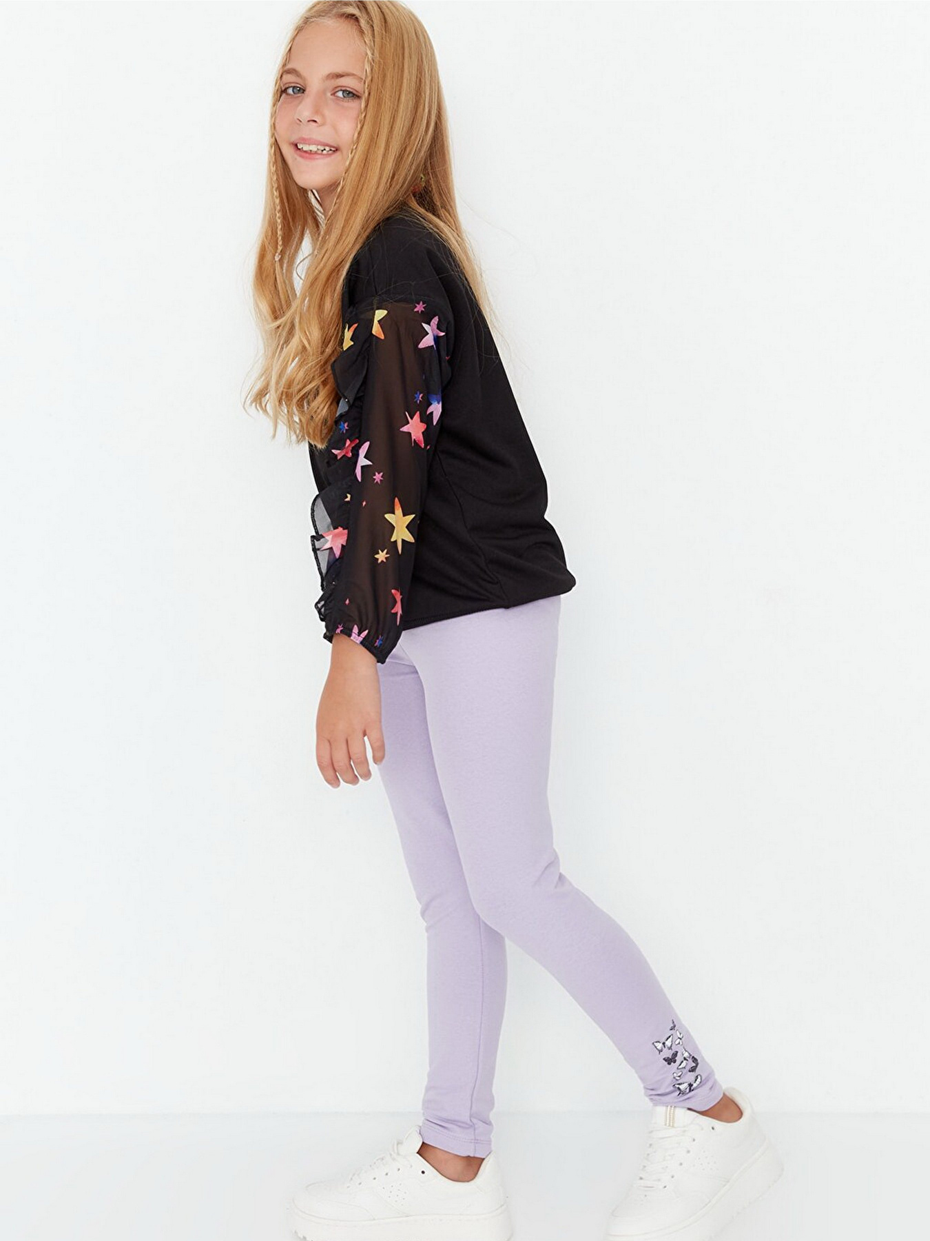 Легінси Trendyol модель TKDAW23TA00007/Lila Фото