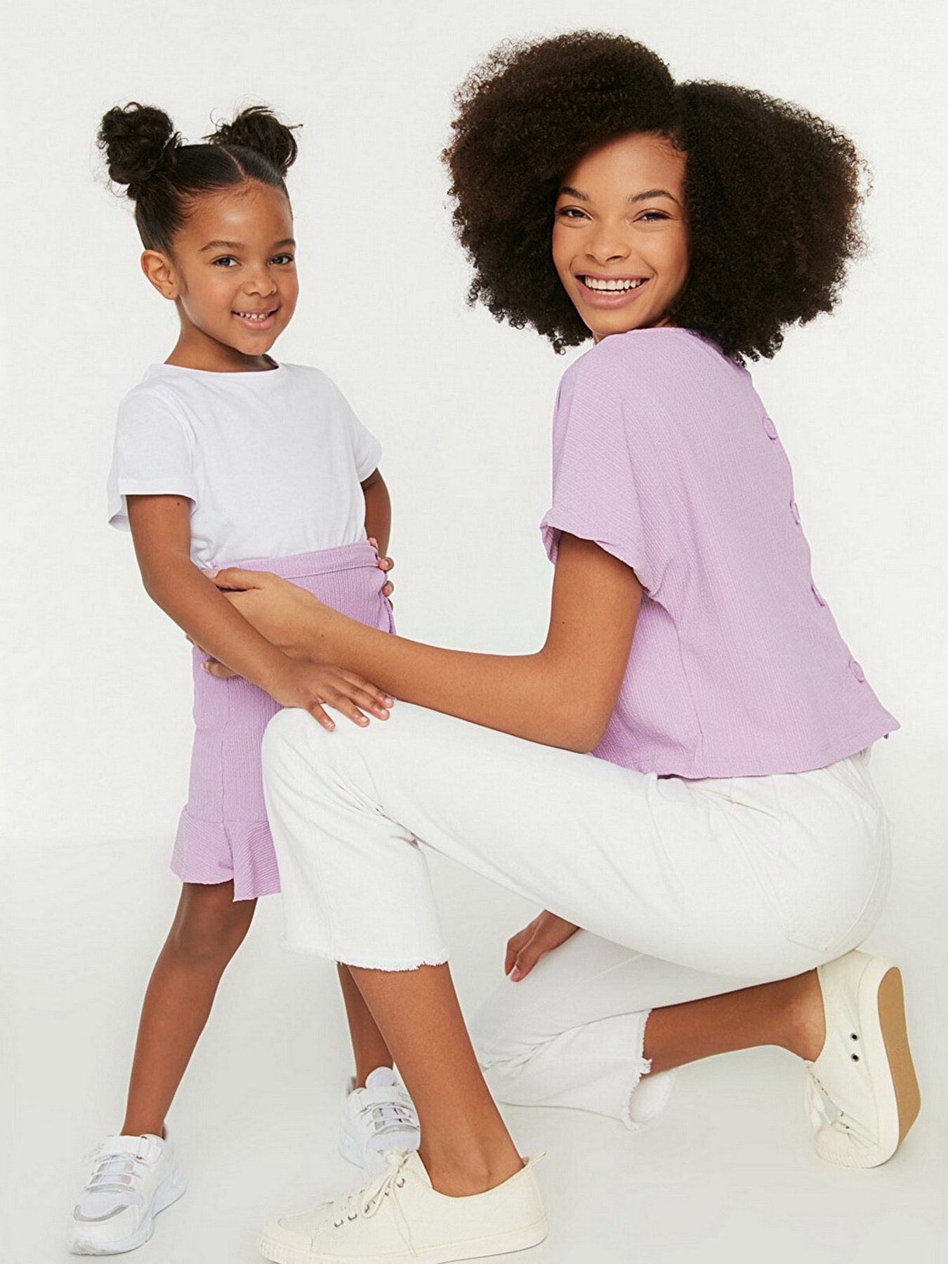 Спідниця міні Trendyol Модель TKDSS22ET0186/Lila Фото