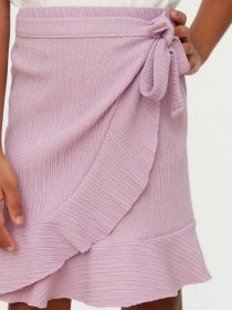 Юбка мини Trendyol модель TKDSS22ET0186/Lila Фото