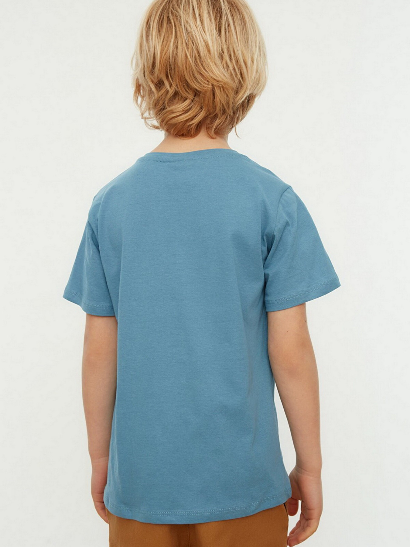 Футболка Trendyol модель TKDSS22TS0019/Petrol Фото