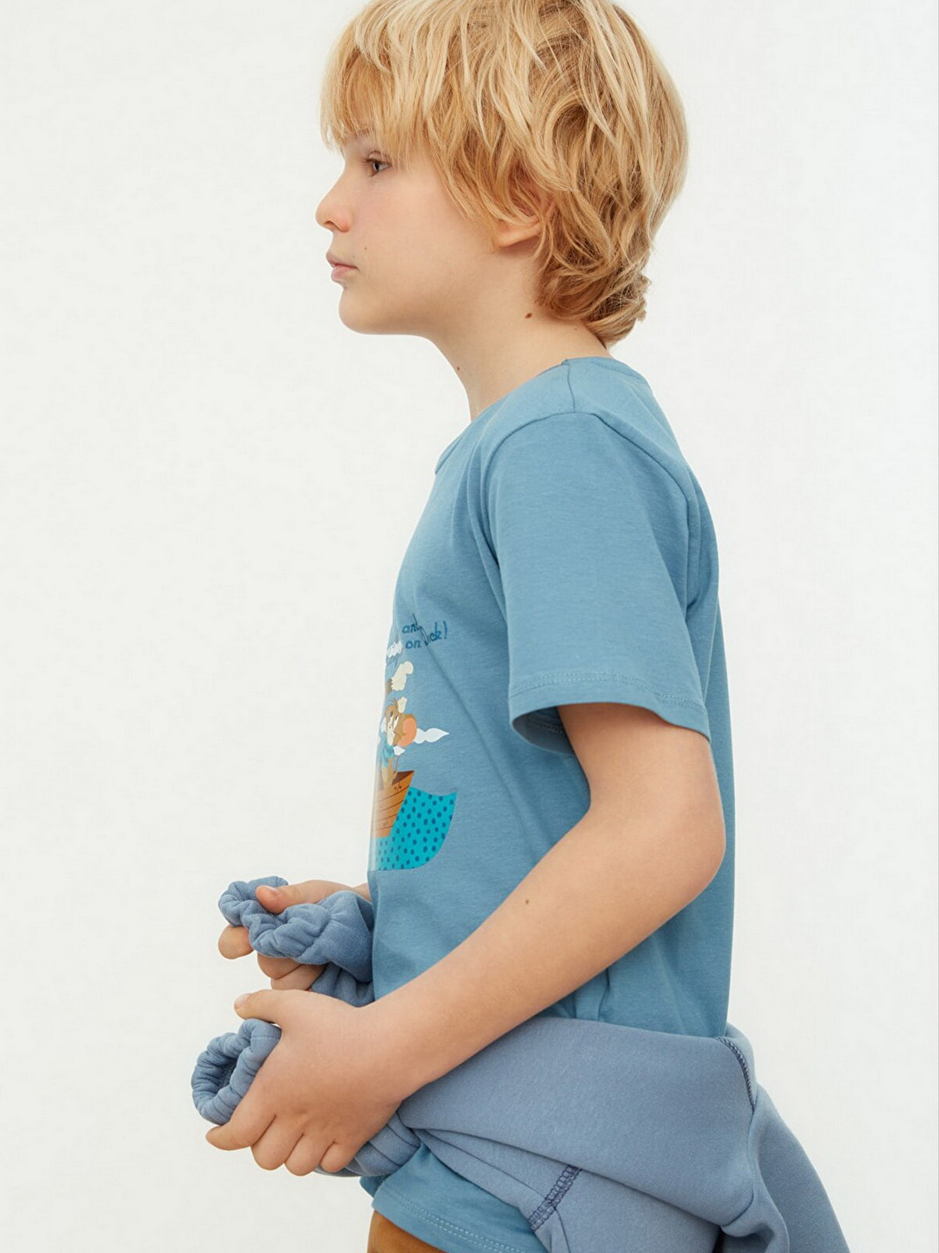 Футболка Trendyol модель TKDSS22TS0019/Petrol Фото