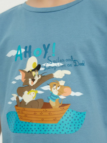 Футболка Trendyol модель TKDSS22TS0019/Petrol Фото