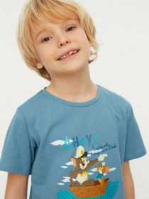 Футболка Trendyol модель TKDSS22TS0019/Petrol Фото