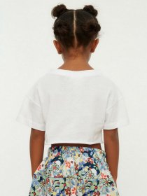 Футболка Trendyol модель TKDSS22TS0006/Beyaz Фото