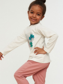 Лонгслів Trendyol модель TKDSS22TS0321/Ekru Лонгслів Trendyol модель TKDSS22TS0321/Ekru Фото