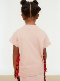 Футболка Trendyol модель TKDSS22TS0265/Pudra Фото