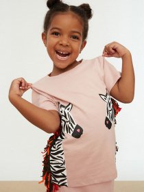 Футболка Trendyol модель TKDSS22TS0265/Pudra Фото