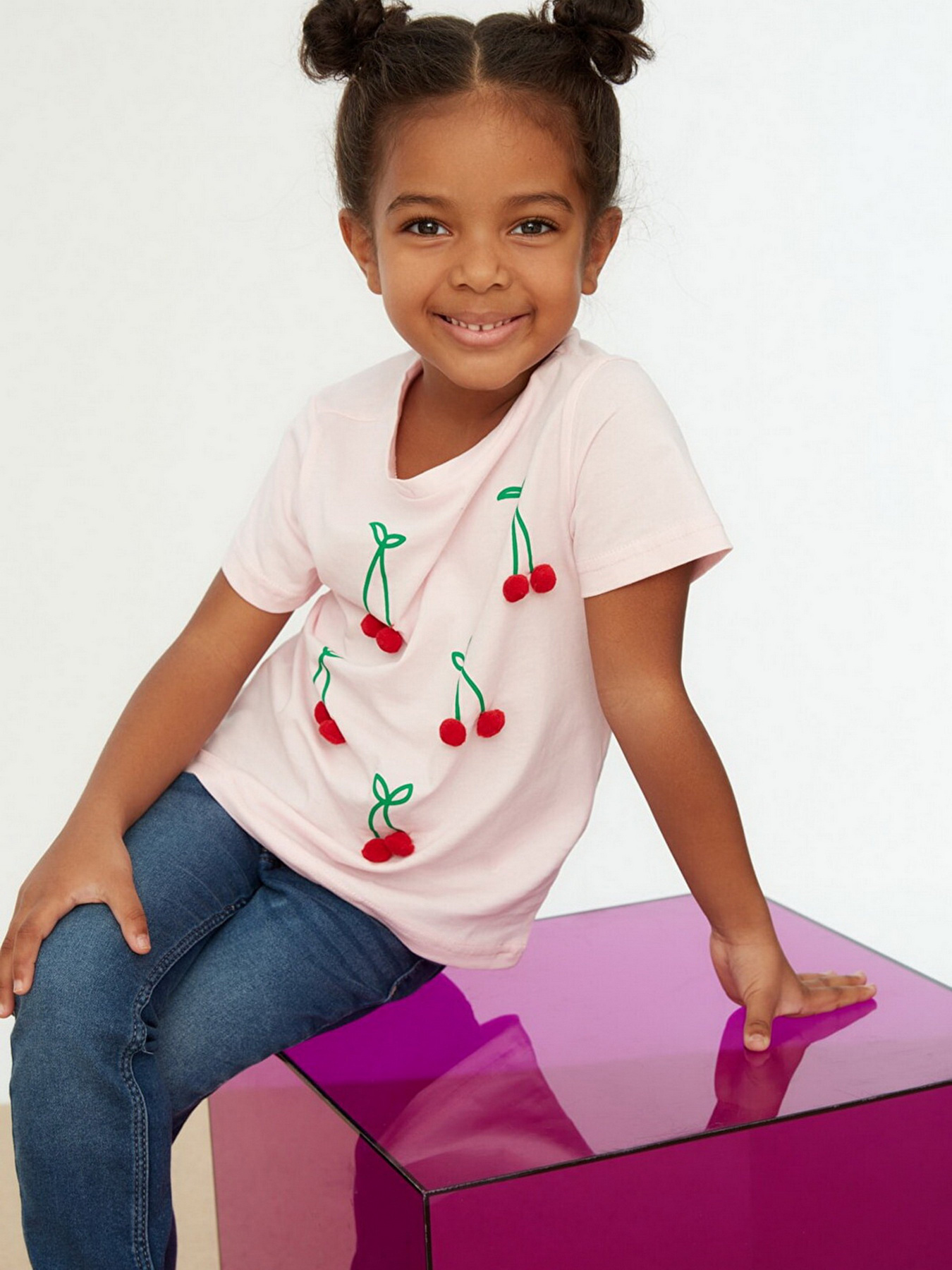 Футболка Trendyol модель TKDSS22TS0263/Pembe Фото