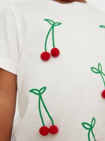 Футболка Trendyol модель TKDSS22TS0263/Beyaz Фото