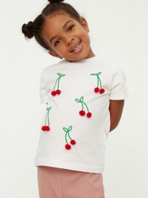 Футболка Trendyol модель TKDSS22TS0263/Beyaz Фото