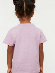 Футболка Trendyol модель TKDSS22BZ0218/Lila Фото