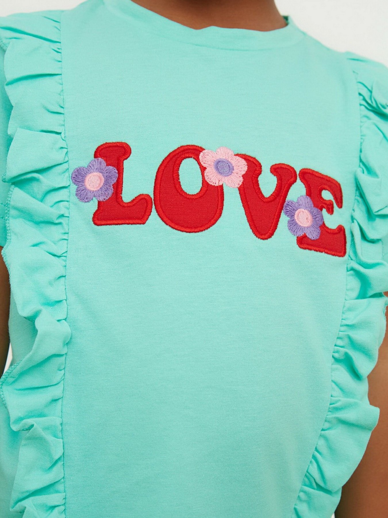 Футболка Trendyol модель TKDSS22BZ0218/Mint Фото