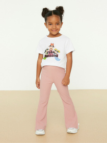 Штани повсякденні Trendyol модель TKDSS22PL0233/Gul Kurusu Фото