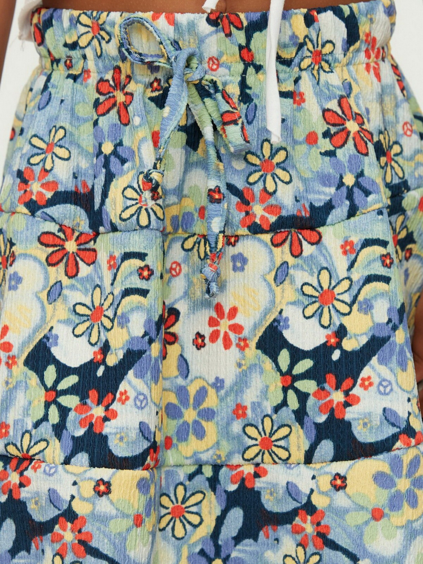 Юбка миди Trendyol модель TKDSS22ET0185/Mavi Фото